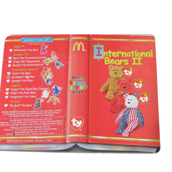 Lot of 7 McDonald's Ty Beanie Babies International Bears II Good Condition READ - Picture 16 of 16